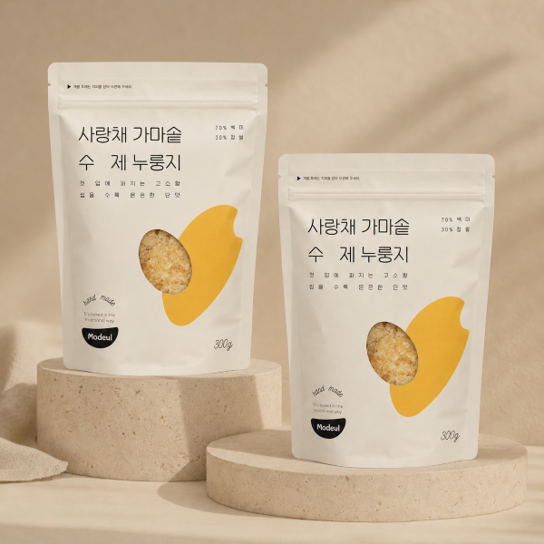 [100% 가마솥에 구운] 사랑채 가마솥 수제 누룽지