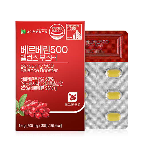 [네이처생활건강] 베르베린500 밸런스 부스터 500mg x 30정