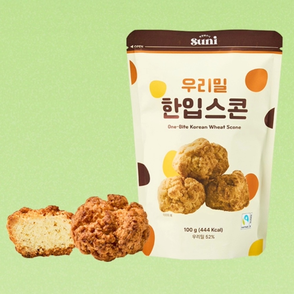 [착한빵수니] 공정무역 우리밀 한입스콘