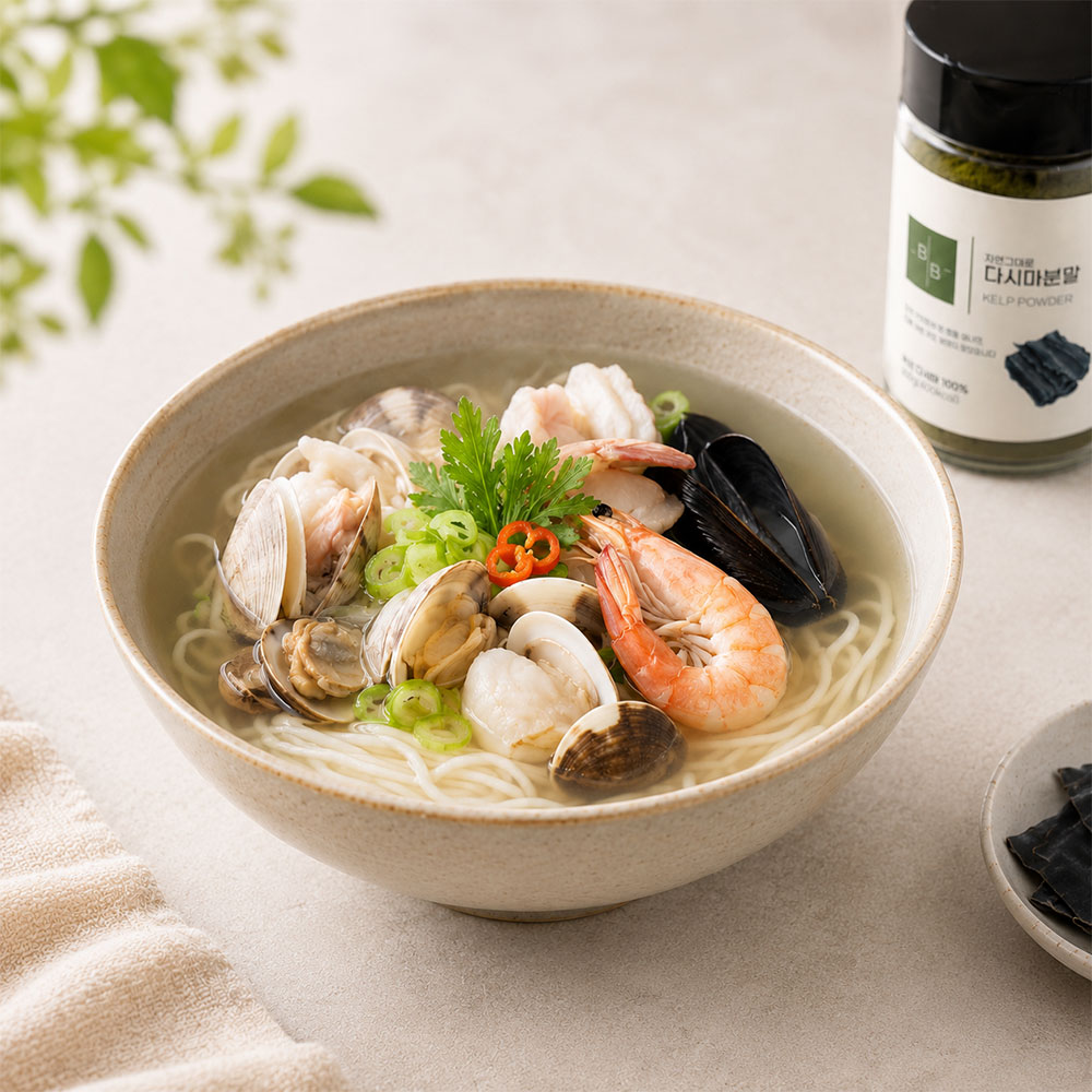 비오바이 국산 다시마분말 150g 1통 천연조미료 다시마가루 국물 육수 찌개 전골