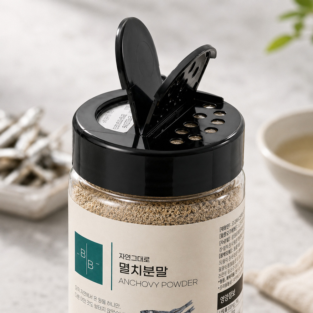 비오바이 국산 멸치분말 150g 1통 천연조미료 멸치가루 국물 육수 찌개 조림