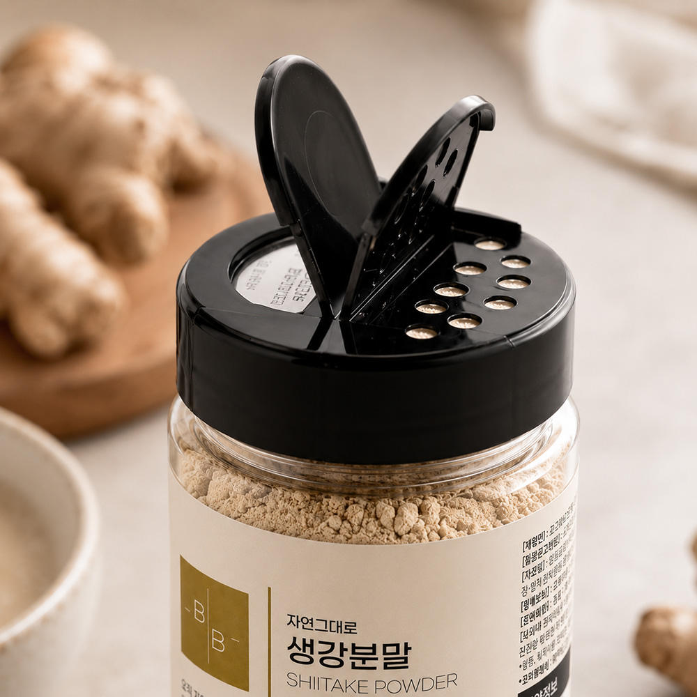비오바이 국산 생강분말 110g 1통 천연조미료 생강가루 잡내제거 양념 생강차