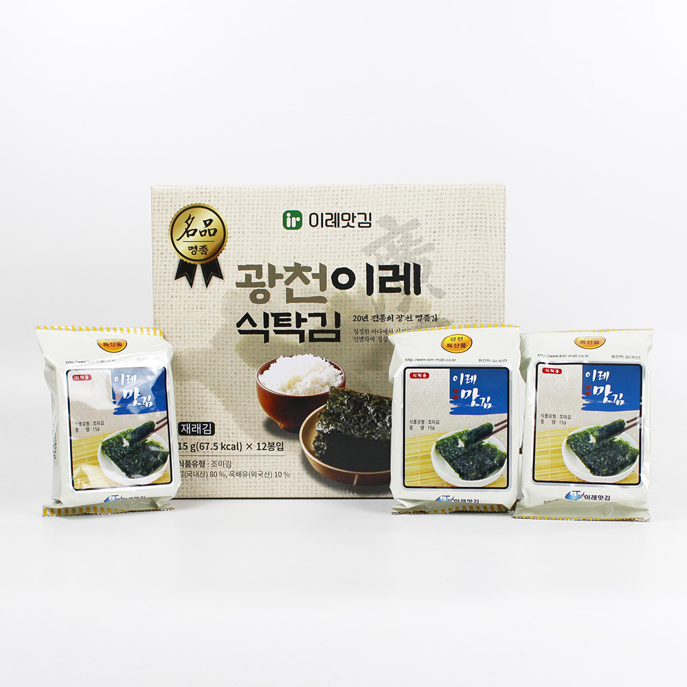 광천 이레 재래 식탁김 180g (15gx12ea) 대표이미지 섬네일