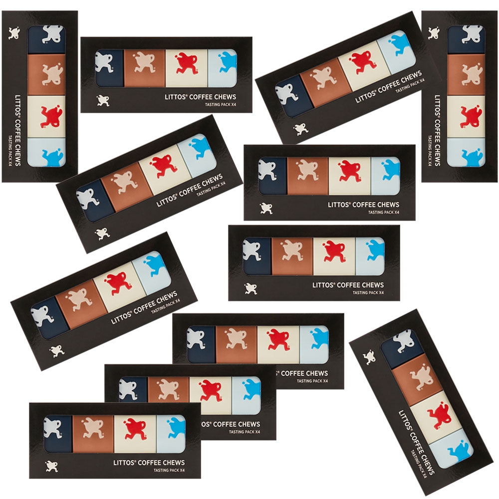 리토스 LITTOS 씹어먹는 커피 4가지맛 개별 선물 포장 15g X 4통 X 6세트