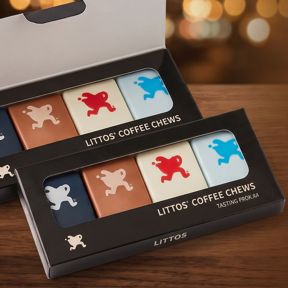 리토스 LITTOS 씹어먹는 커피 4가지맛 개별 선물 포장 15g X 4통 X 6세트 대표이미지 섬네일