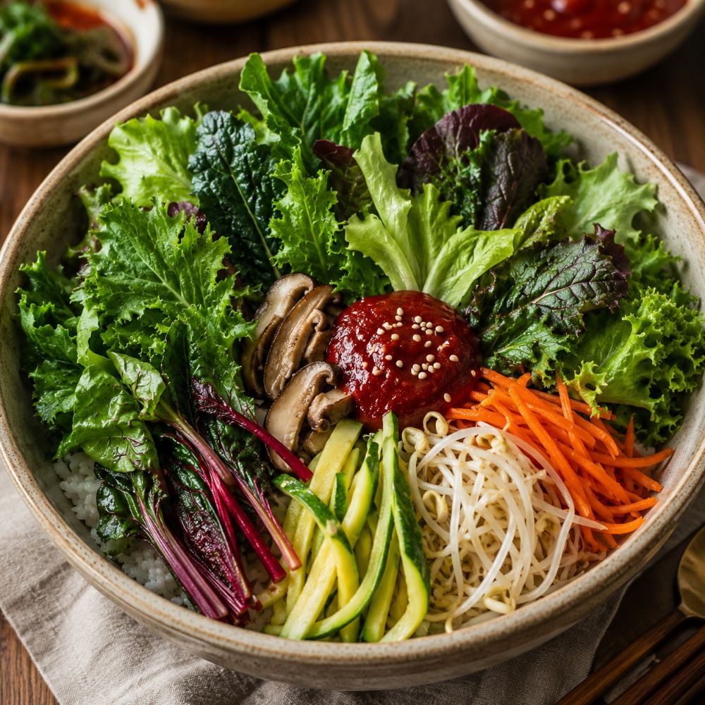 국내산 모듬 쌈채소 랜덤 500g 1kg 쌈밥 샐러드용 보냉포장