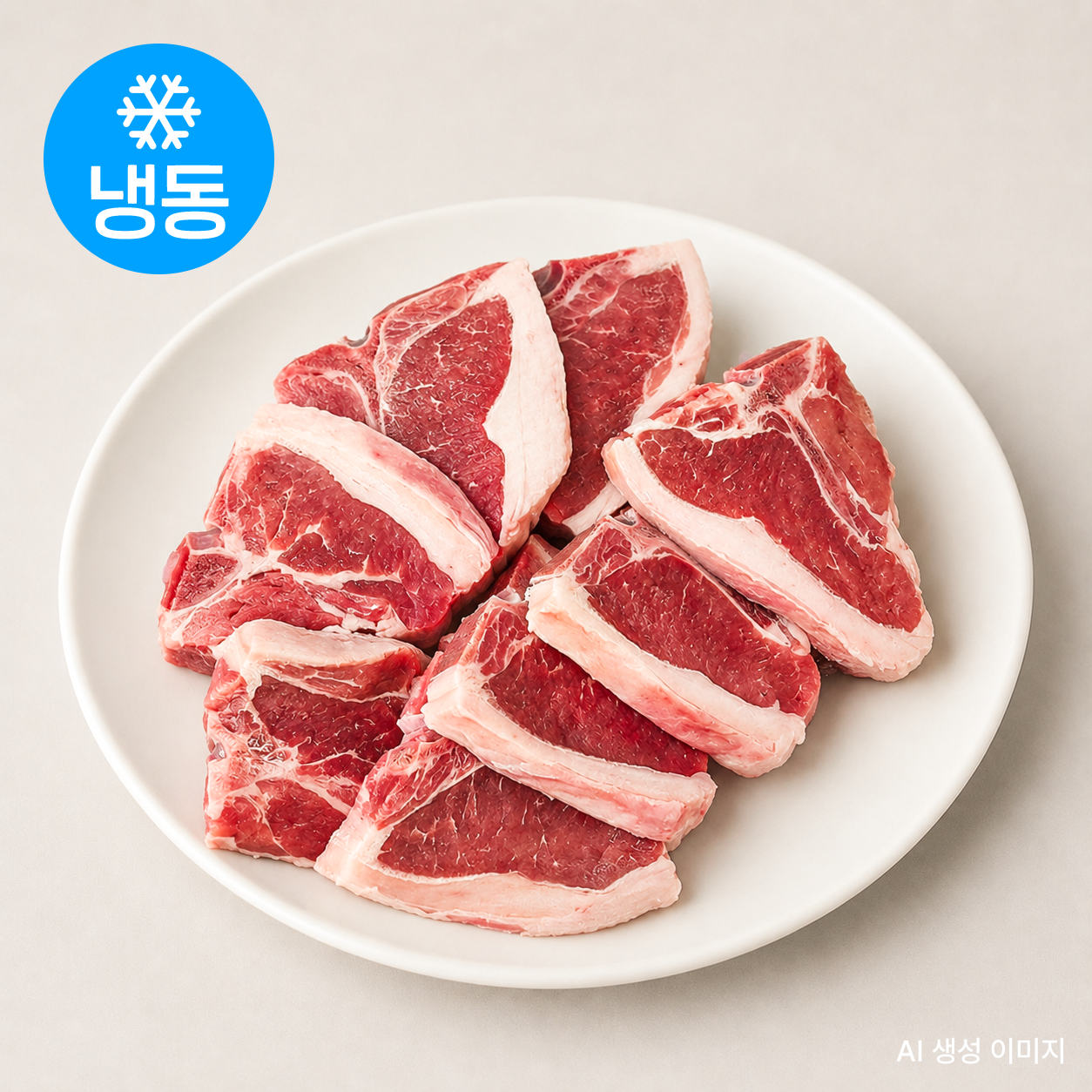 6개월 미만 어린 램, 100% 목초램