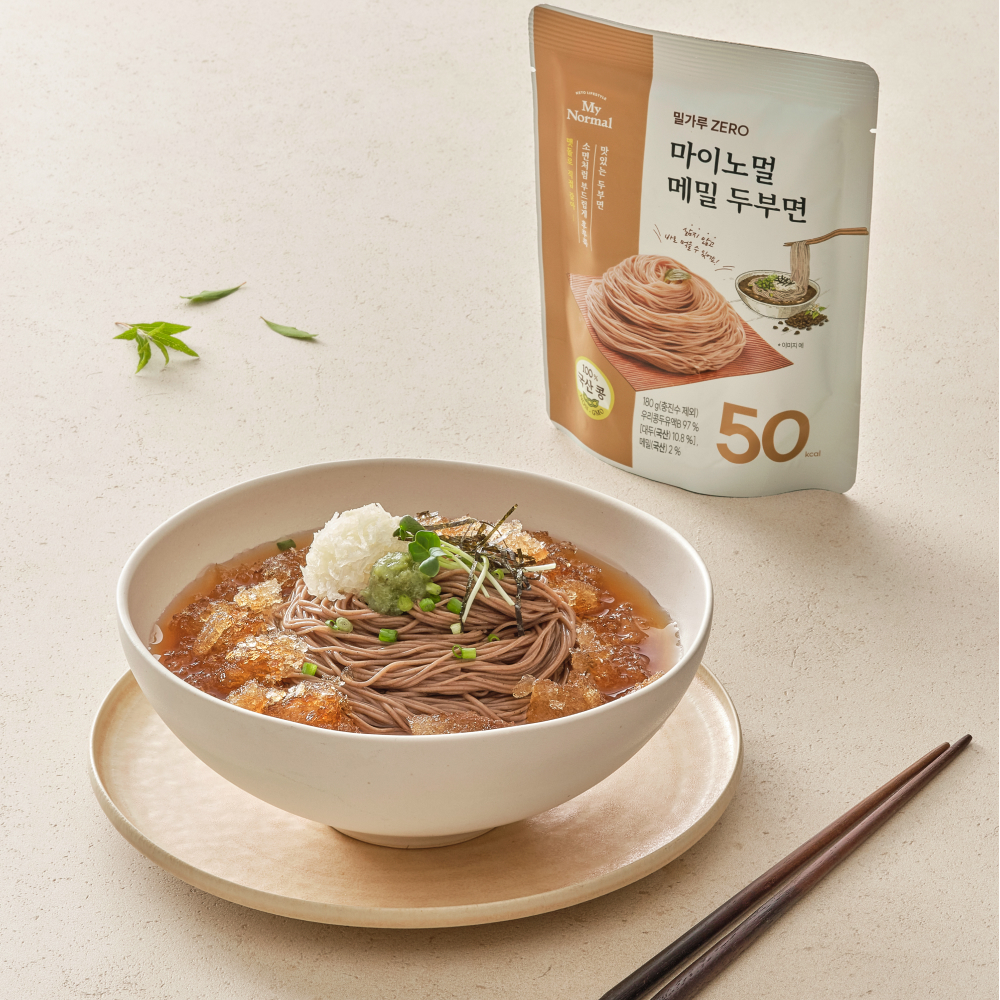 마이노멀 국산콩 100% 메밀두부면