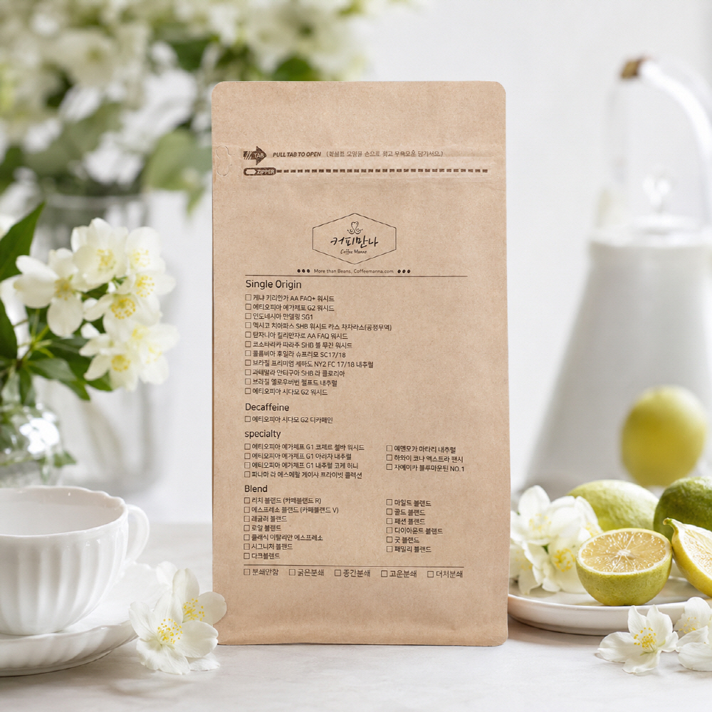 커피만나 원두커피<br>케냐 키린야가AA FAQ+ 워시드 1kg