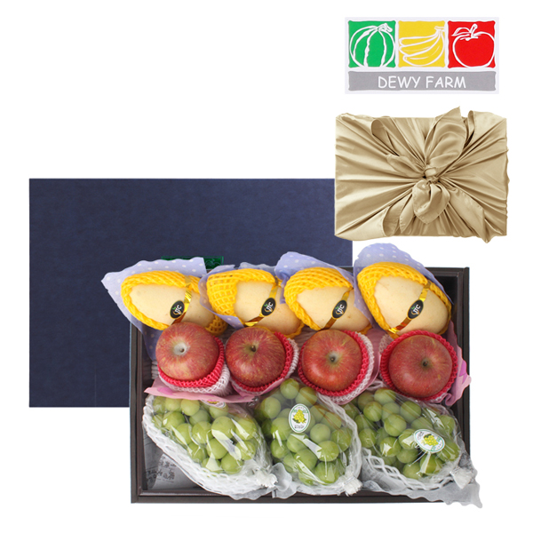 혼합선물세트(샤인머스캣3입+사과4입+옐로우망고4입 5.5Kg/BOX) 대표이미지 섬네일