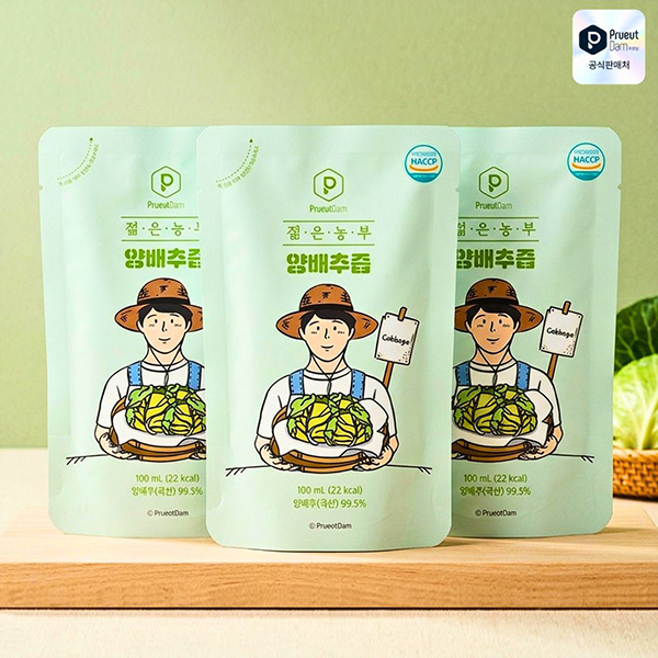 [푸릇담] 젊은농부 양배추즙 30포/60포/100포
