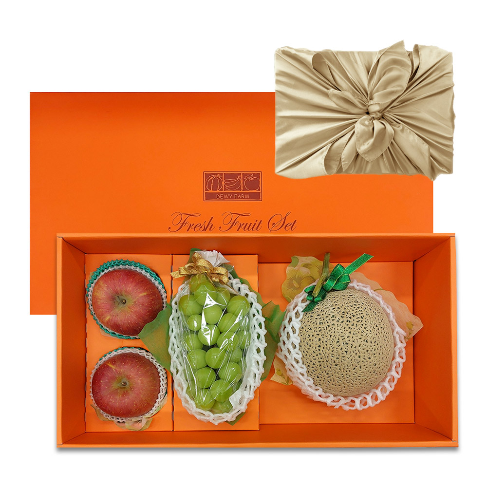 혼합선물세트(샤인머스켓1+머스크메론1+사과2입 2.8Kg/BOX)