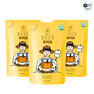 [푸릇담] 젊은농부 호박즙 30포/60포/90포