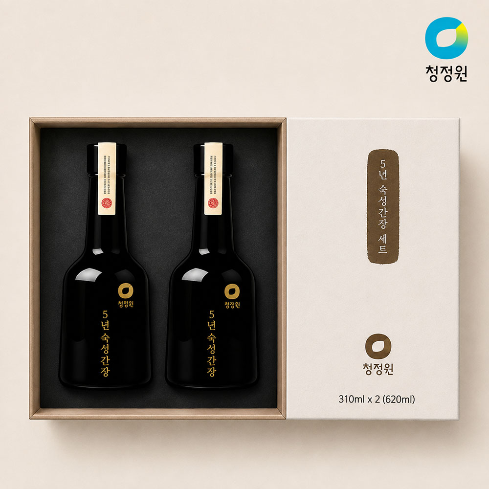 청정원 5년 숙성간장 명절 선물세트 (쇼핑백포함) 대표이미지 섬네일