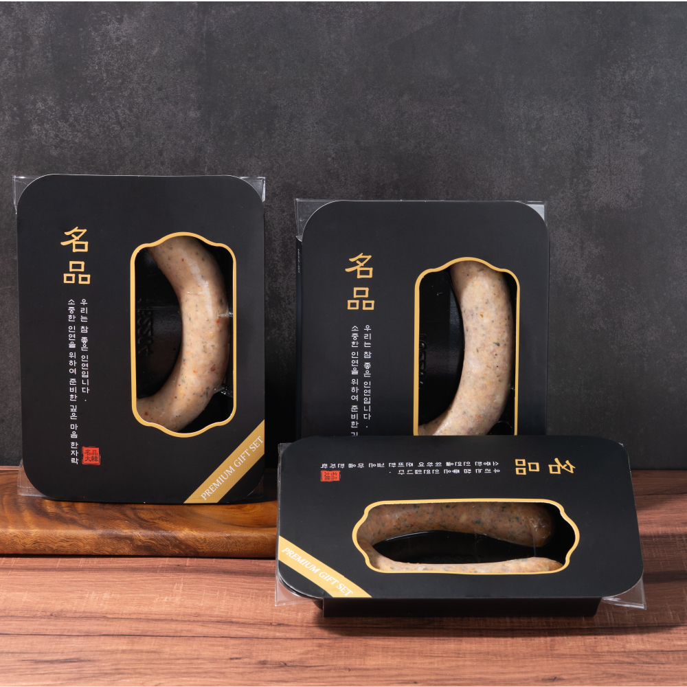 [정릉곳간 샤퀴테리 선물세트] 더 킬바사 세트 900g [블랙페퍼,멕시칸치즈,레드칠리]