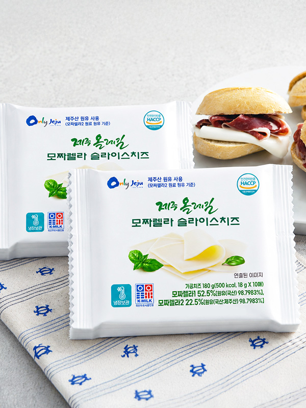 올레길 모짜렐라 슬라이스치즈 (18gX10입)