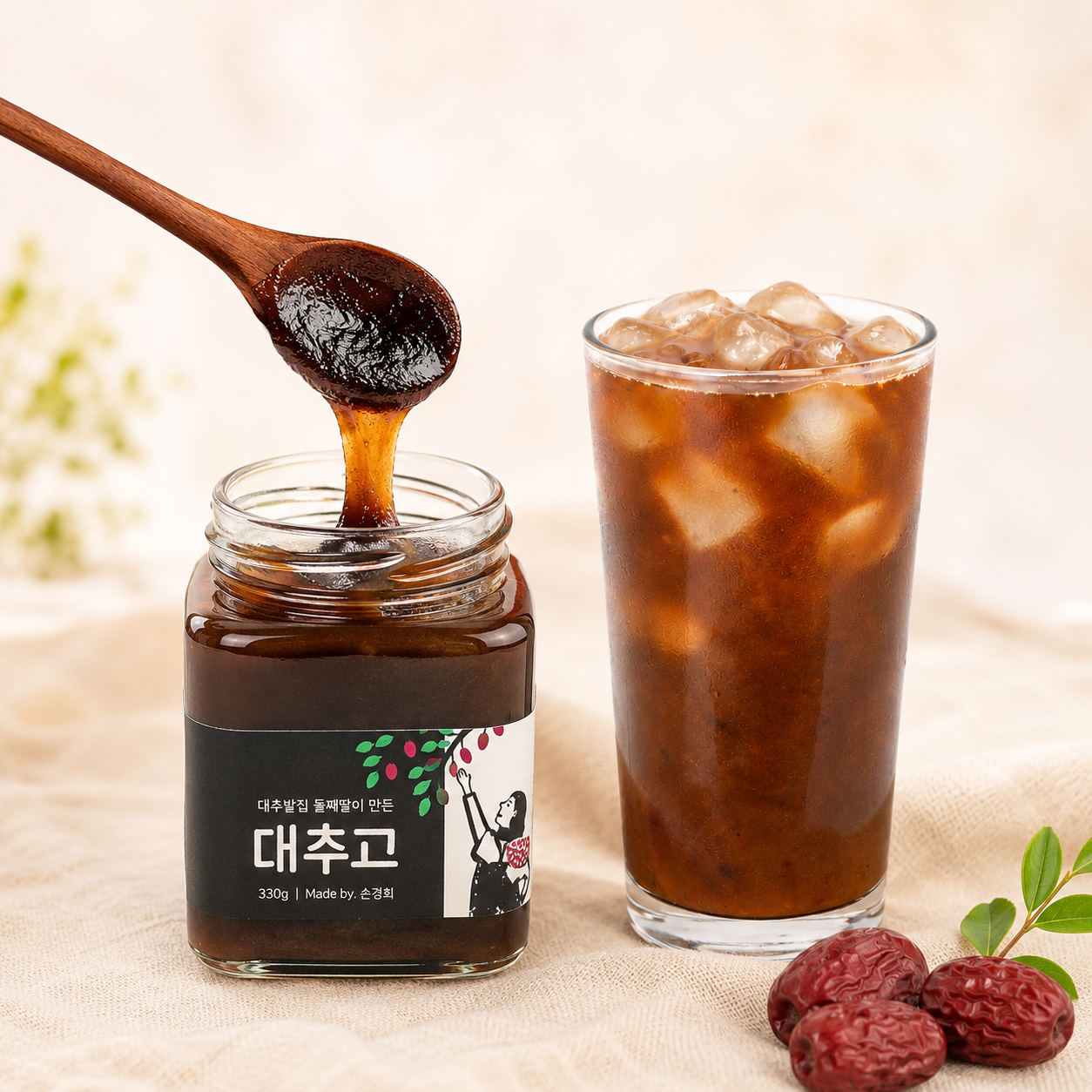 허밍테이블 경산 대추고 330g | 대추밭 둘째딸의 시그니처