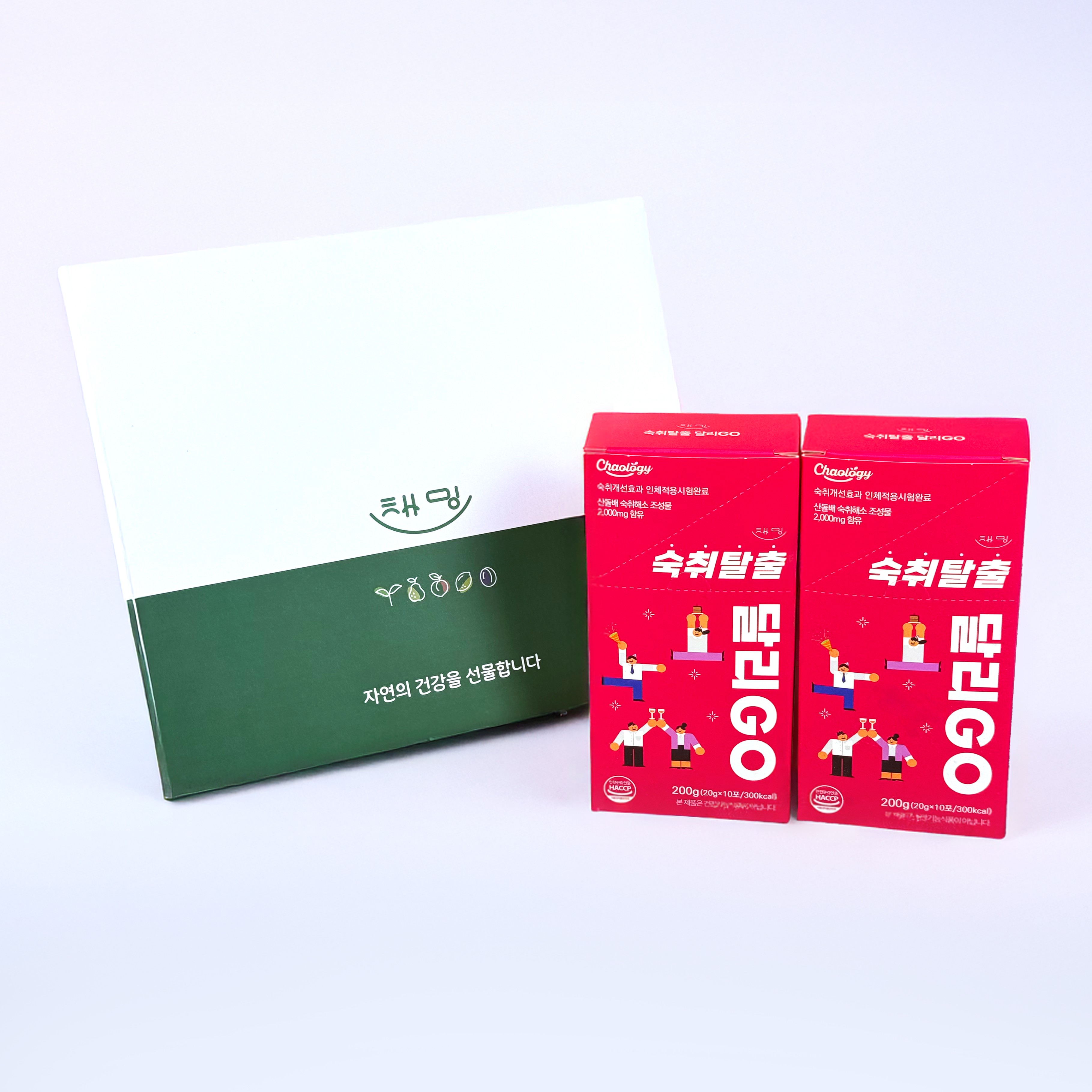 채밍 숙취해소 젤리스틱 숙취탈출 달리GO 산돌배발효액 10포 2입세트 대표이미지 섬네일