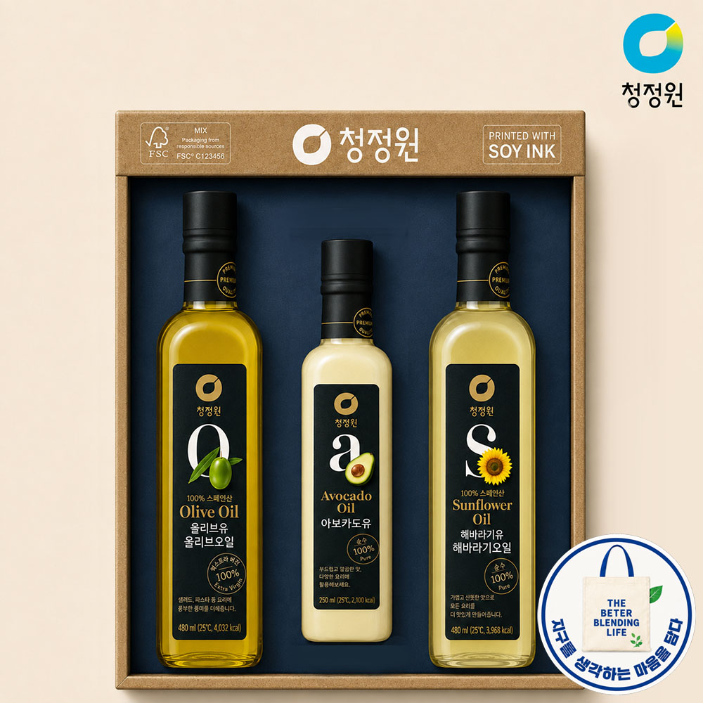 청정원 프리미엄 오일에디션 N호 명절 선물세트 (쇼핑백포함) 대표이미지 섬네일