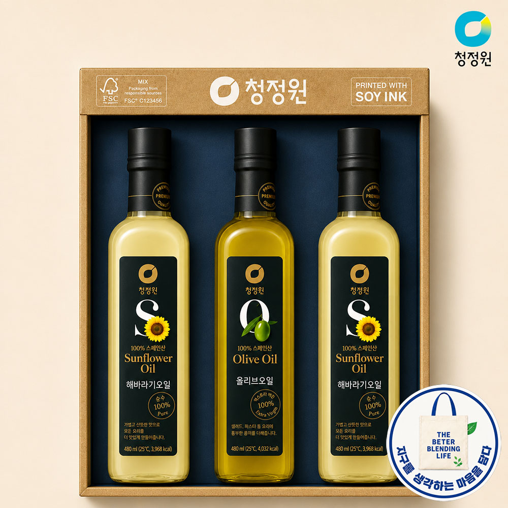 청정원 프리미엄 오일에디션 R호 명절 선물세트 (쇼핑백포함) 대표이미지 섬네일