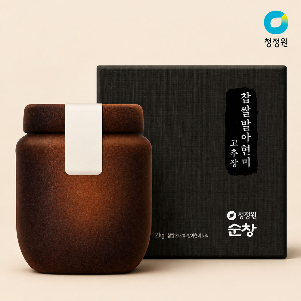 청정원 찹쌀발아 현미고추장 2.5kg 명절 선물세트 (쇼핑백포함) 대표이미지 섬네일