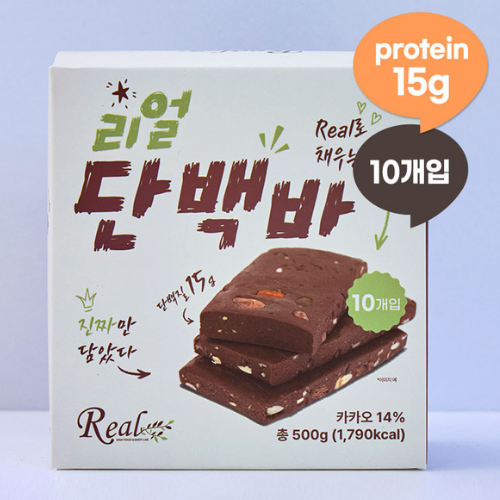 리얼 단백바 카카오 (50g x 10개) 대표이미지 섬네일