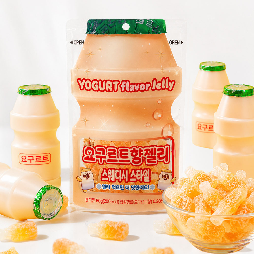 달콤 쫀득 스웨디시 요구르트 젤리 60g x 10팩