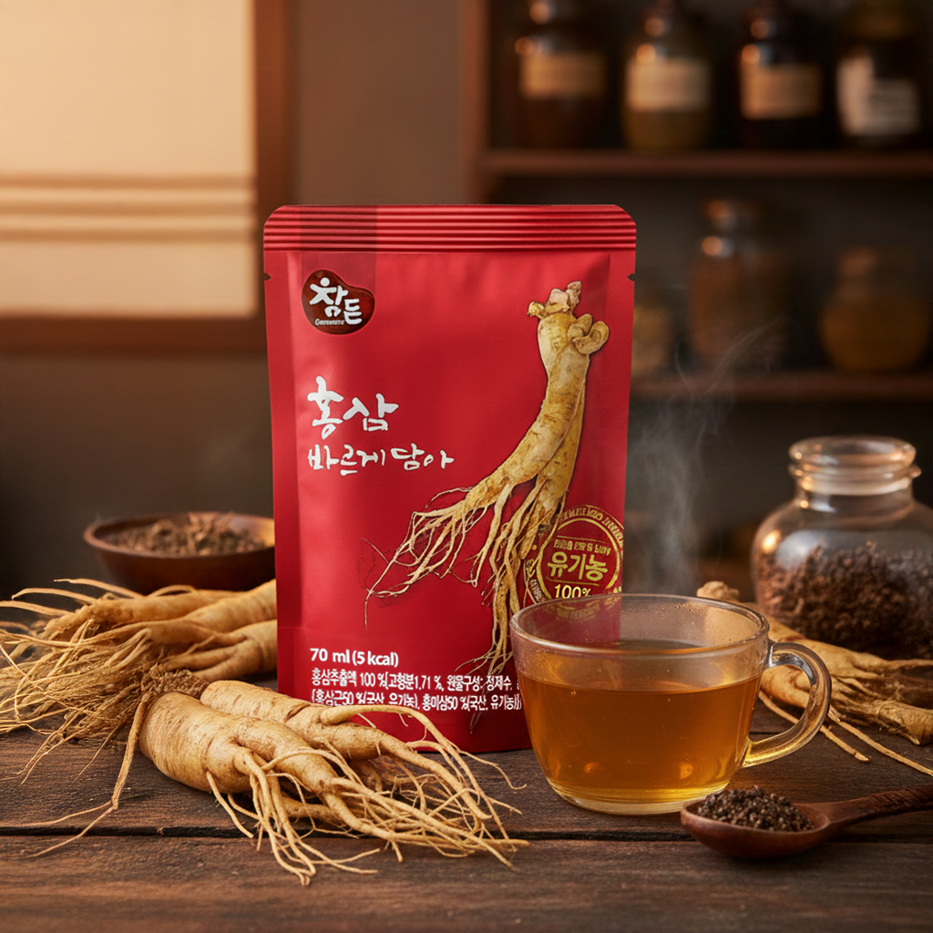국내산 유기농 홍삼즙 선물세트 70ml*20포
