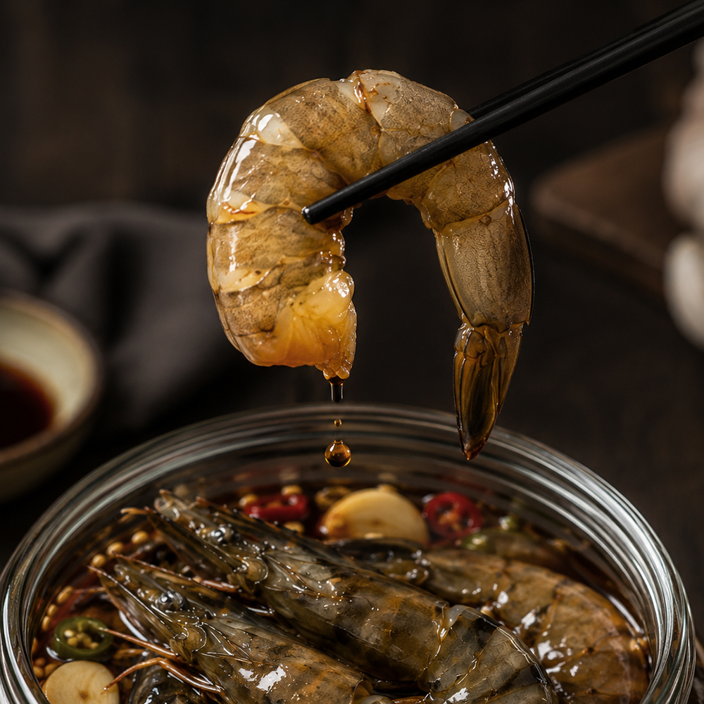 해랑재 블랙타이거 새우장 800g