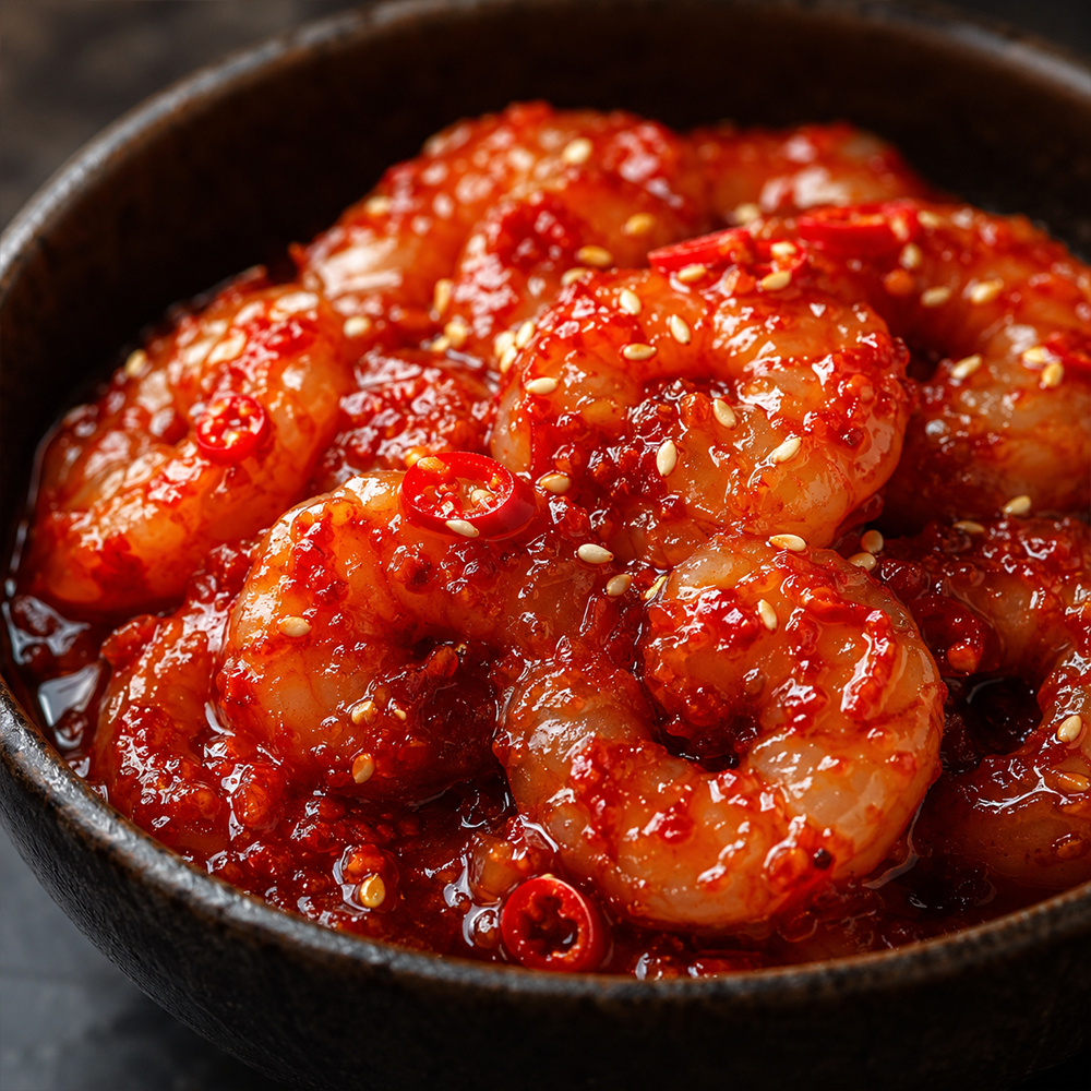 해랑재 깐 양념 새우장 400g x 2통/3통/4통 대표이미지 섬네일