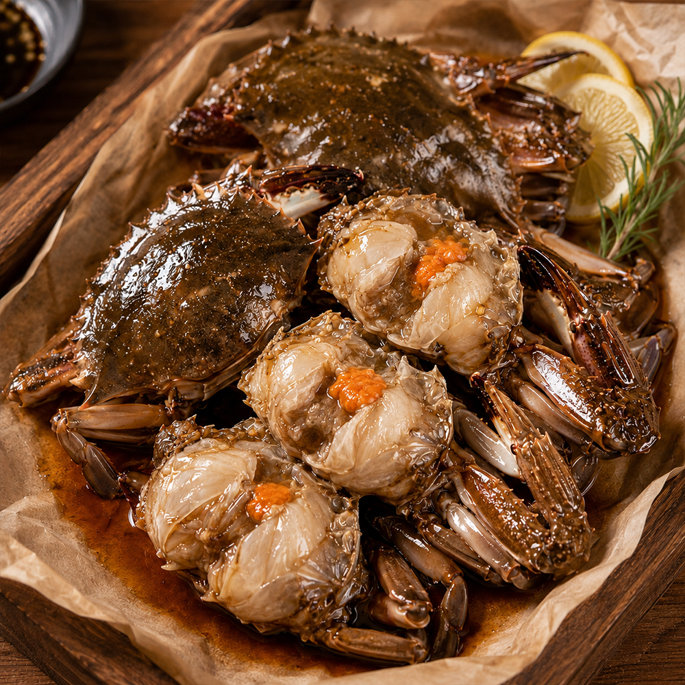 해랑재 연평도 간장 돌게장 2kg(8미) x 1통/2통
