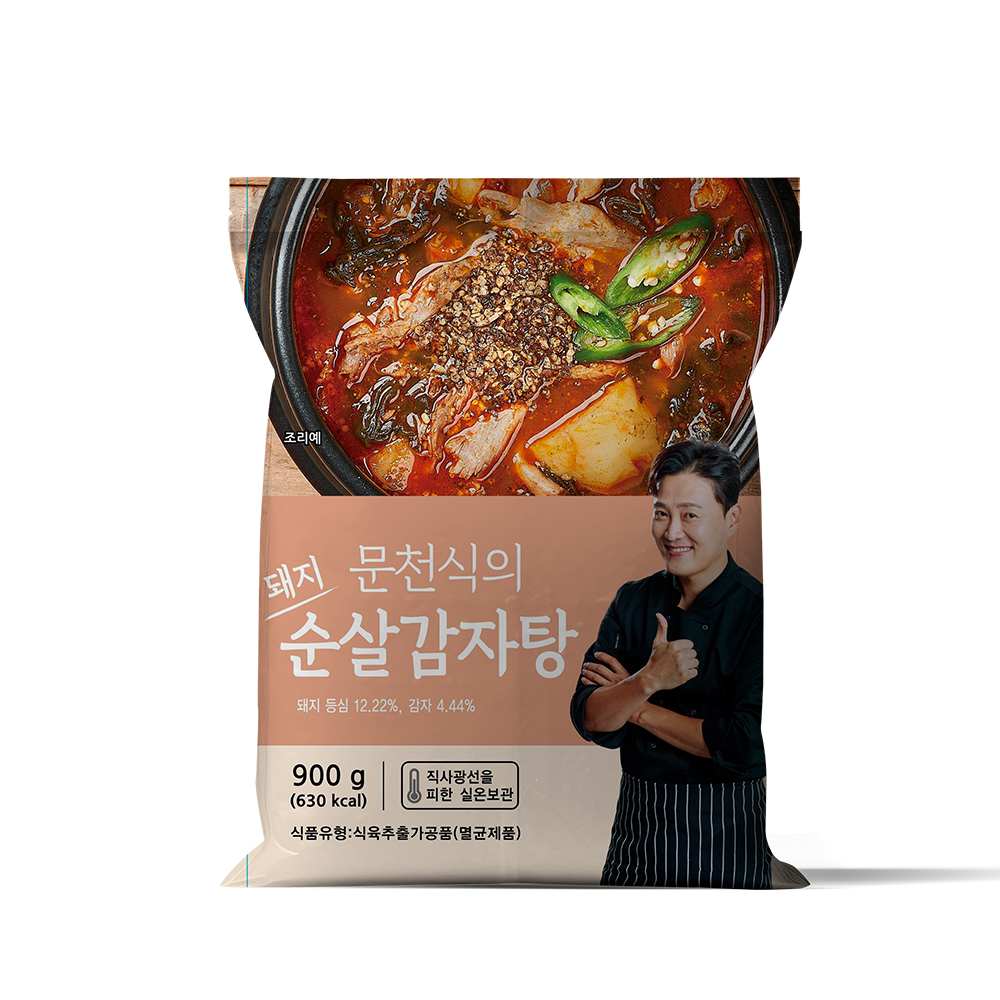 문천식 순살 감자탕 900g x 3팩5팩/8팩