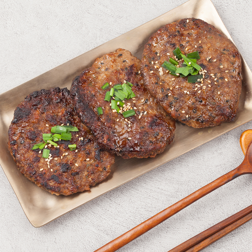 한돈 떡갈비 돼지고기 수제 떡갈비 120g 3팩 5팩 10팩