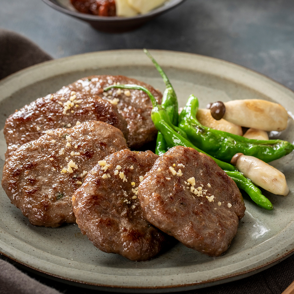 한돈 떡갈비 돼지고기 수제 떡갈비 120g 3팩 5팩 10팩 대표이미지 섬네일