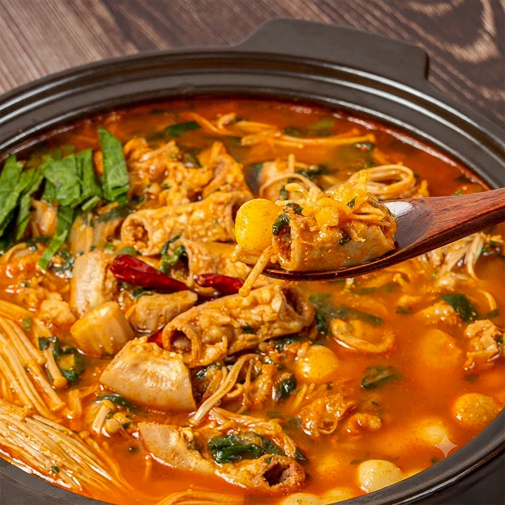 푸짐한 신선 소곱창 전골 1350g 생야채 바로 포장 대표이미지 섬네일