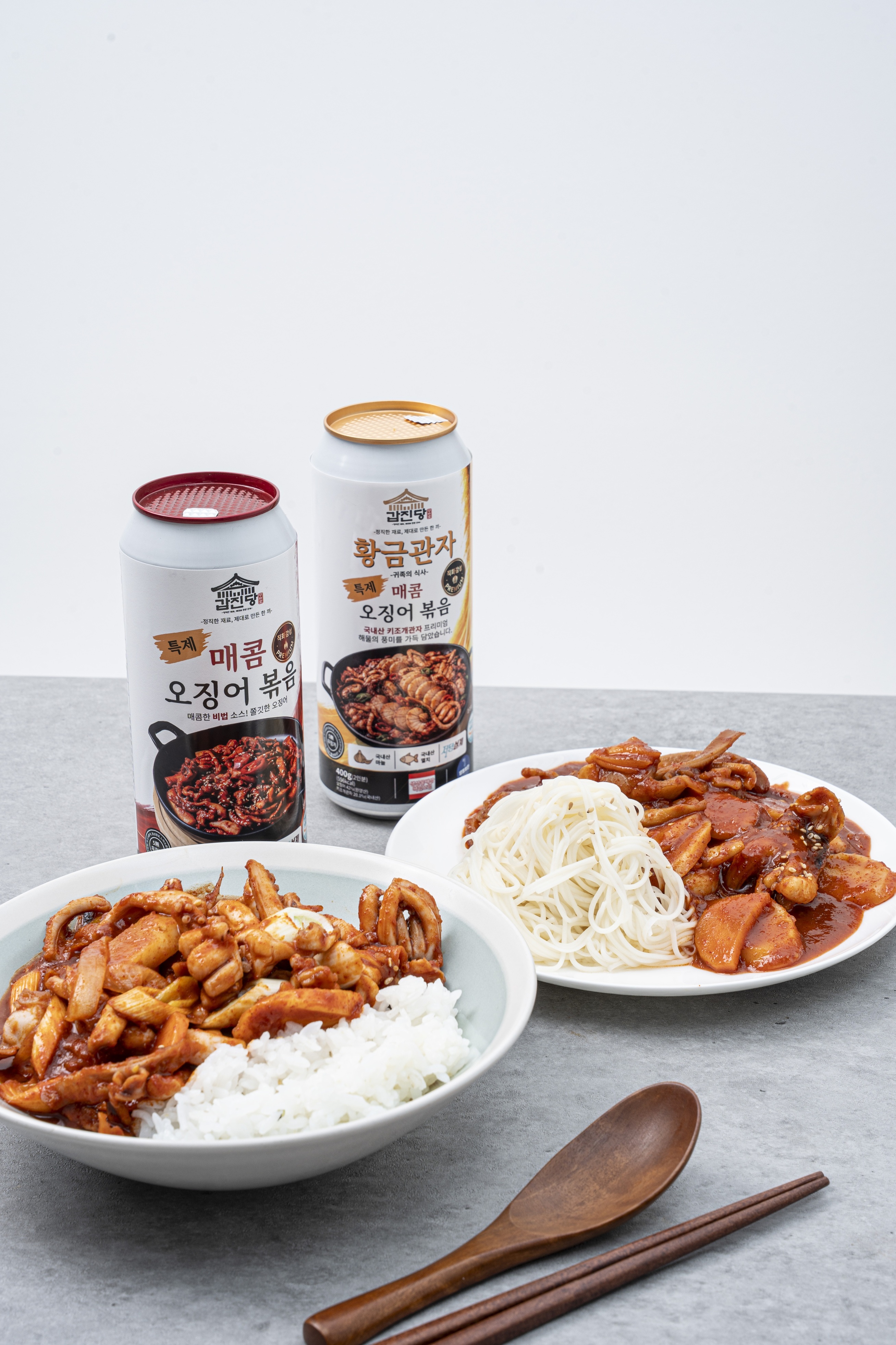 제대로 만든 한끼! 갑진당 황금관자 매콤 오징어볶음 400g(2인분)