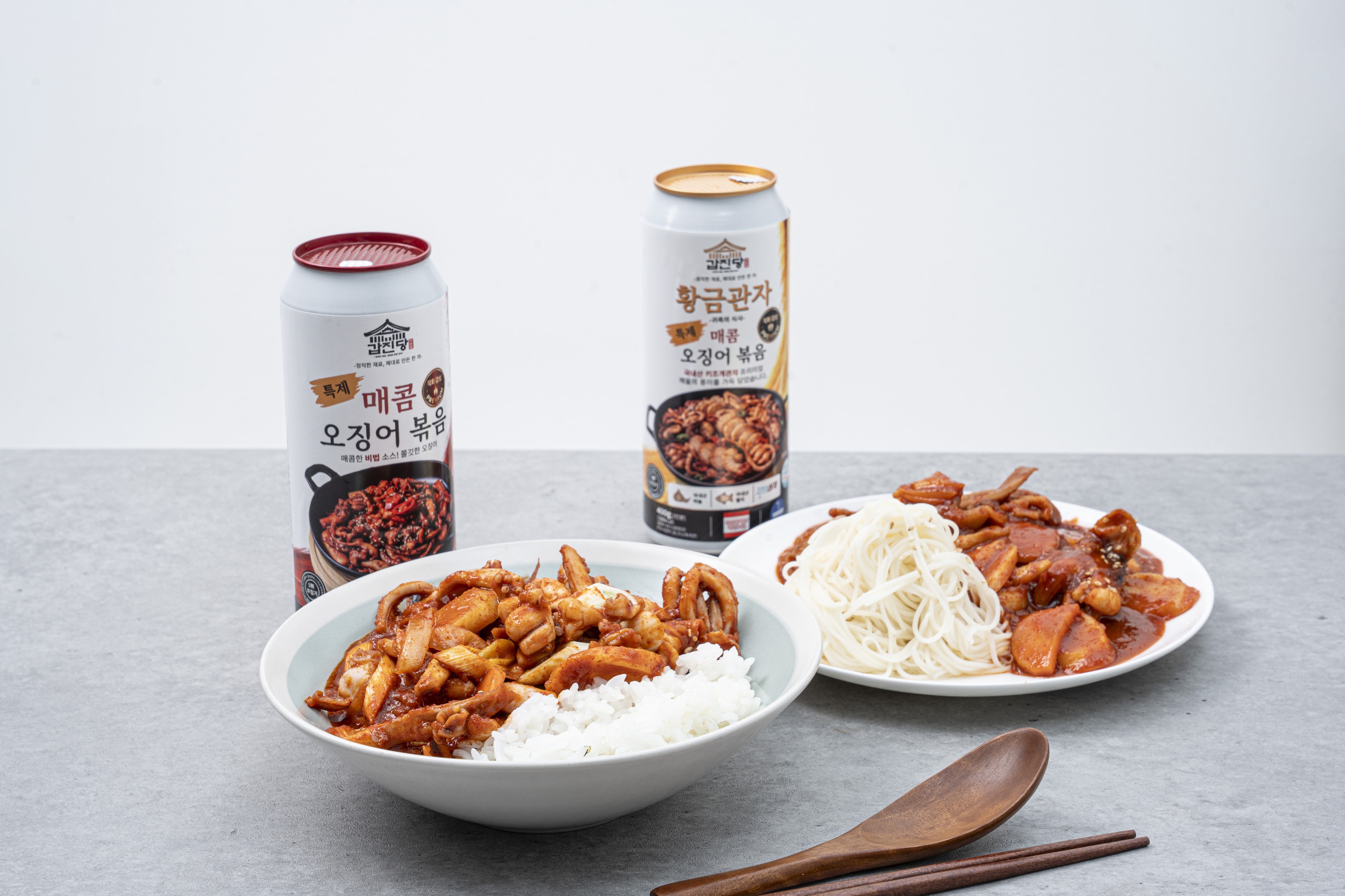제대로 만든 한끼! 갑진당 황금관자 매콤 오징어볶음 400g(2인분)
