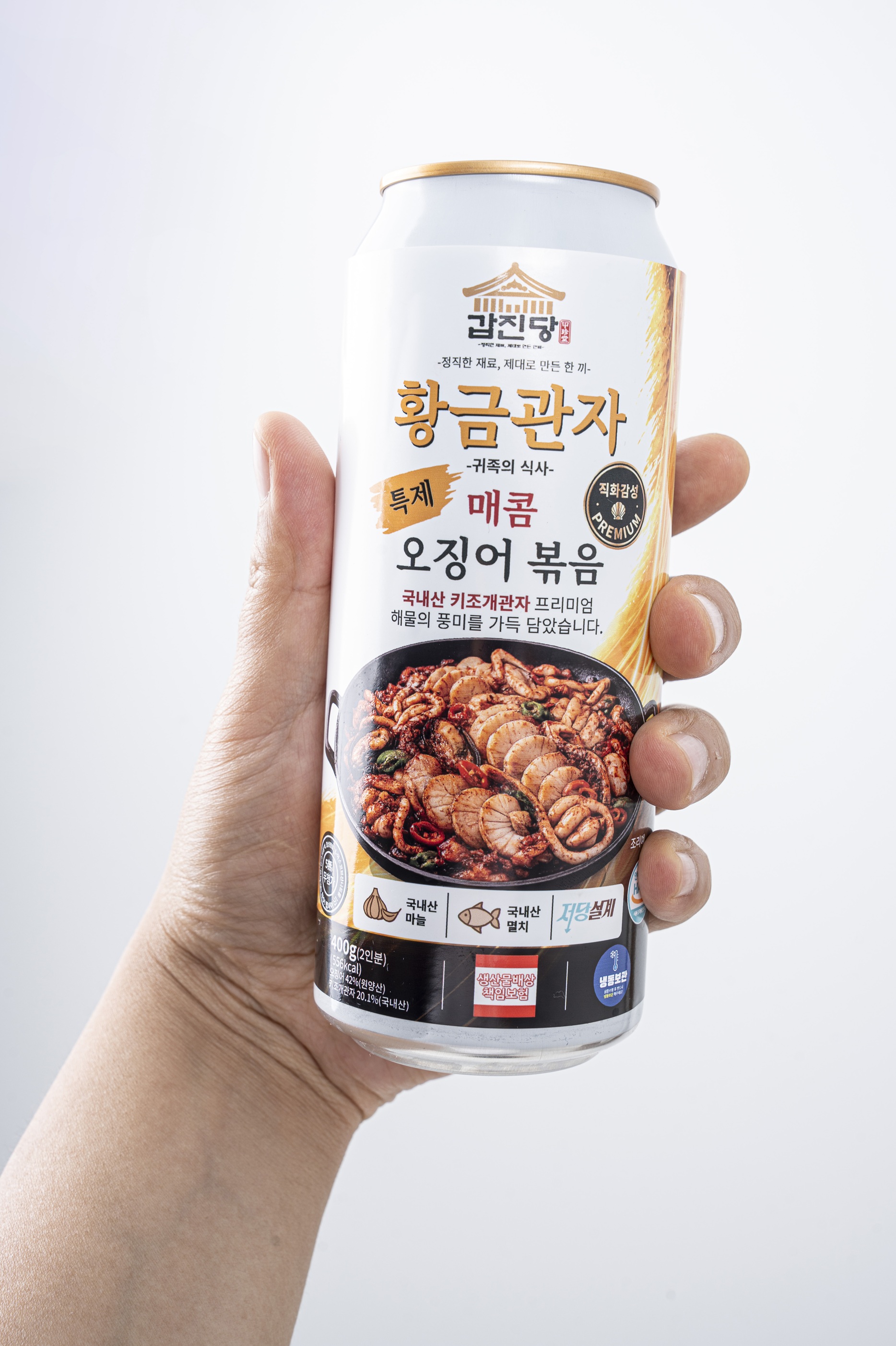 제대로 만든 한끼! 갑진당 황금관자 매콤 오징어볶음 400g(2인분) 대표이미지 섬네일