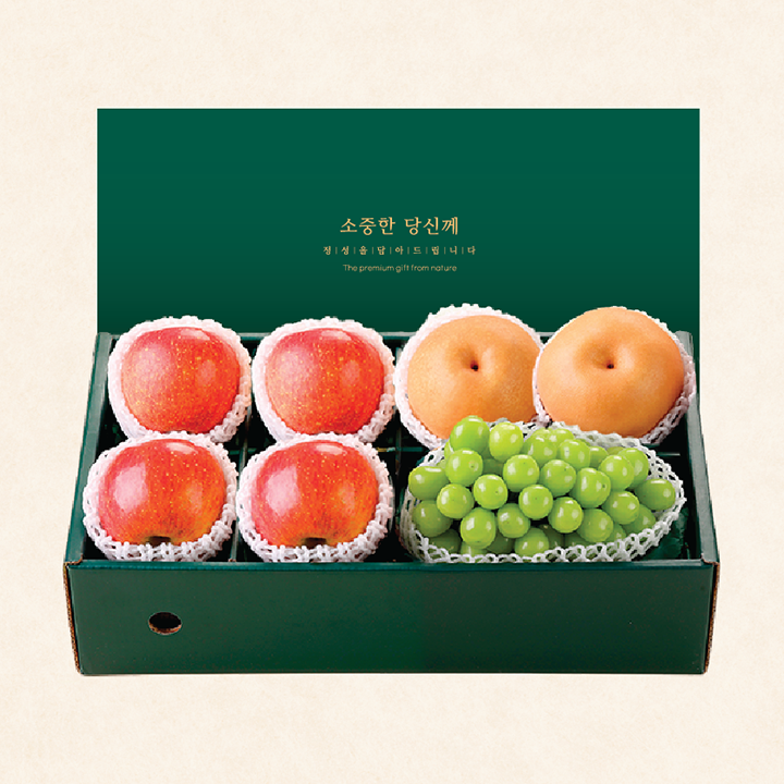 명절 선물용 과일선물세트 혼합 사과 배 샤인머스캣 포도 추석선물 2.5kg~7.5kg