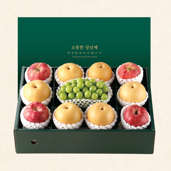 명절 선물용 과일선물세트 혼합 사과 배 샤인머스캣 포도 추석선물 2.5kg~7.5kg 대표이미지 섬네일