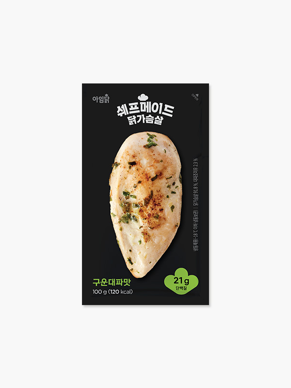 아임닭 쉐프메이드 닭가슴살 시즌2 구운대파맛 100g
