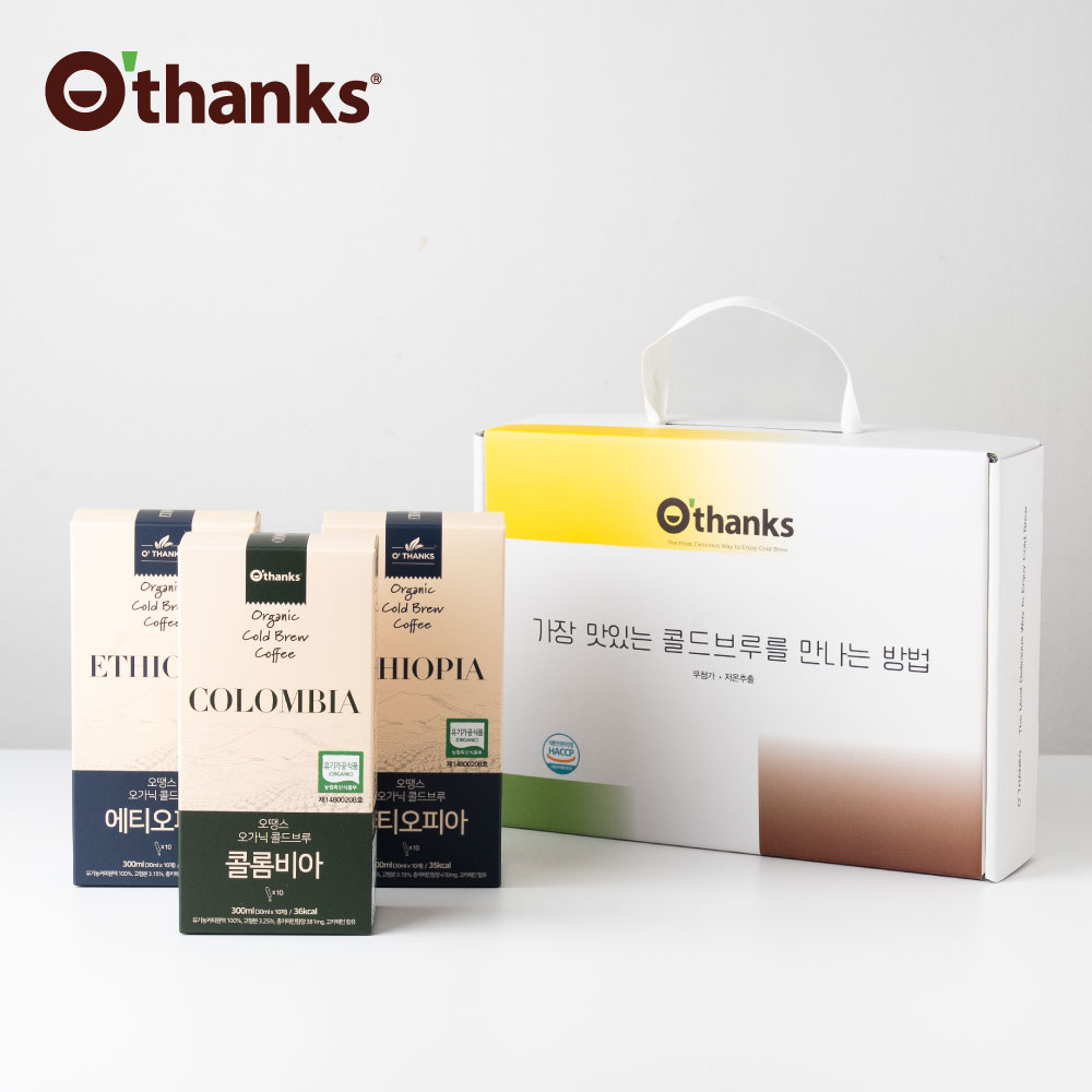 [C1호] 오땡스 오가닉 콜드브루 커피 타임 듀엣 선물세트 대표이미지 섬네일