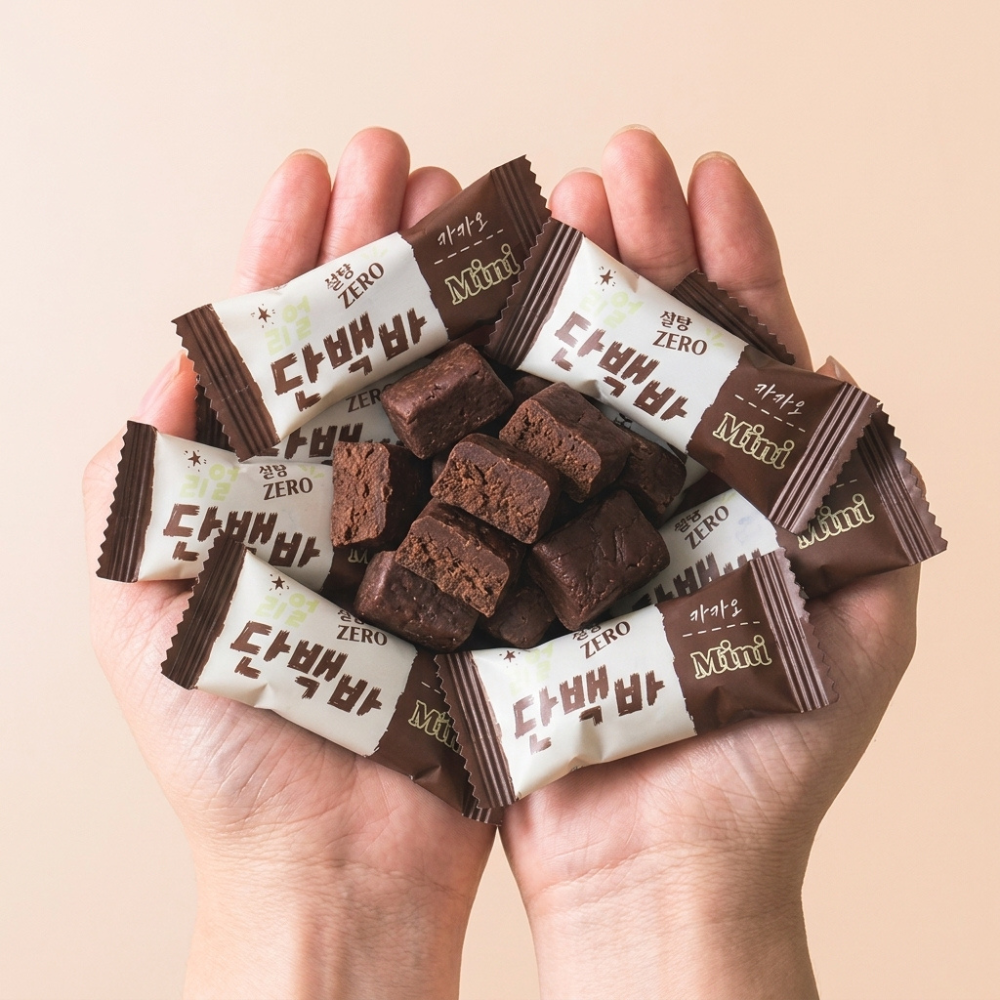 미니 리얼 단백바 카카오 (10g x 35개)