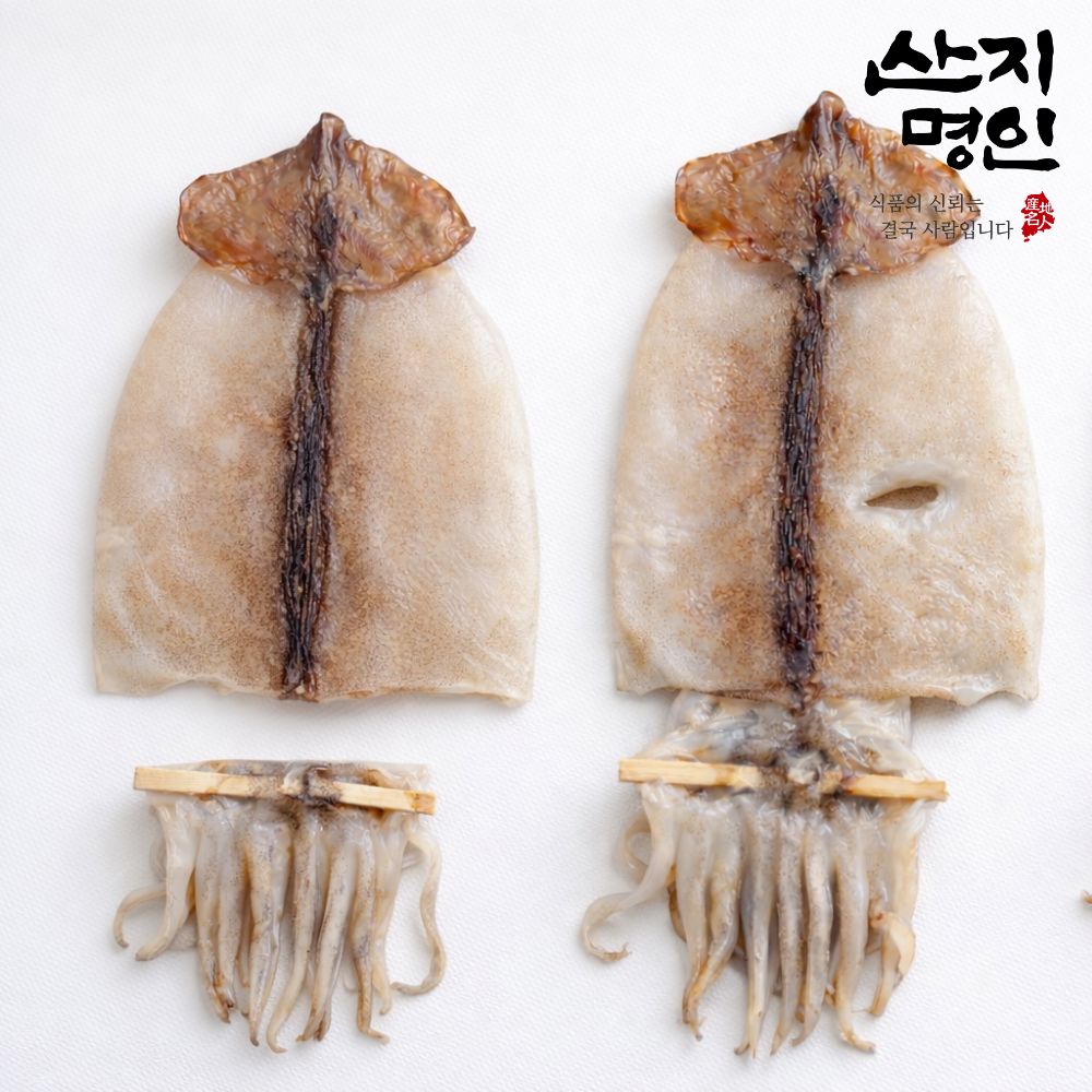 [산지명인] 가성비 파지 반건조오징어 1kg 내외 8-16미