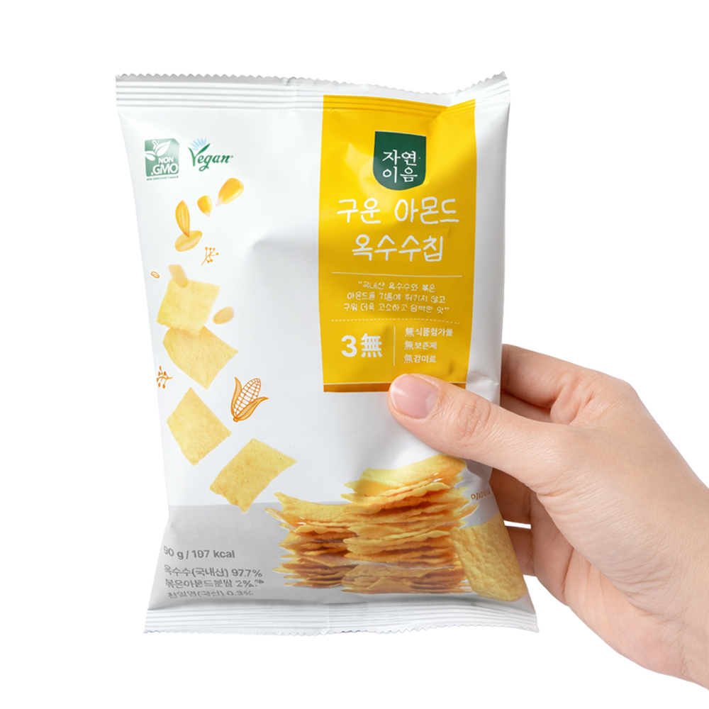 자연이음 구운 아몬드 옥수수칩