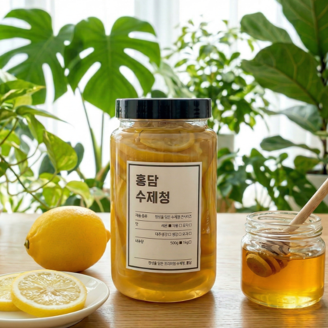 꿀 레몬청 500g, 1kg 대표이미지 섬네일