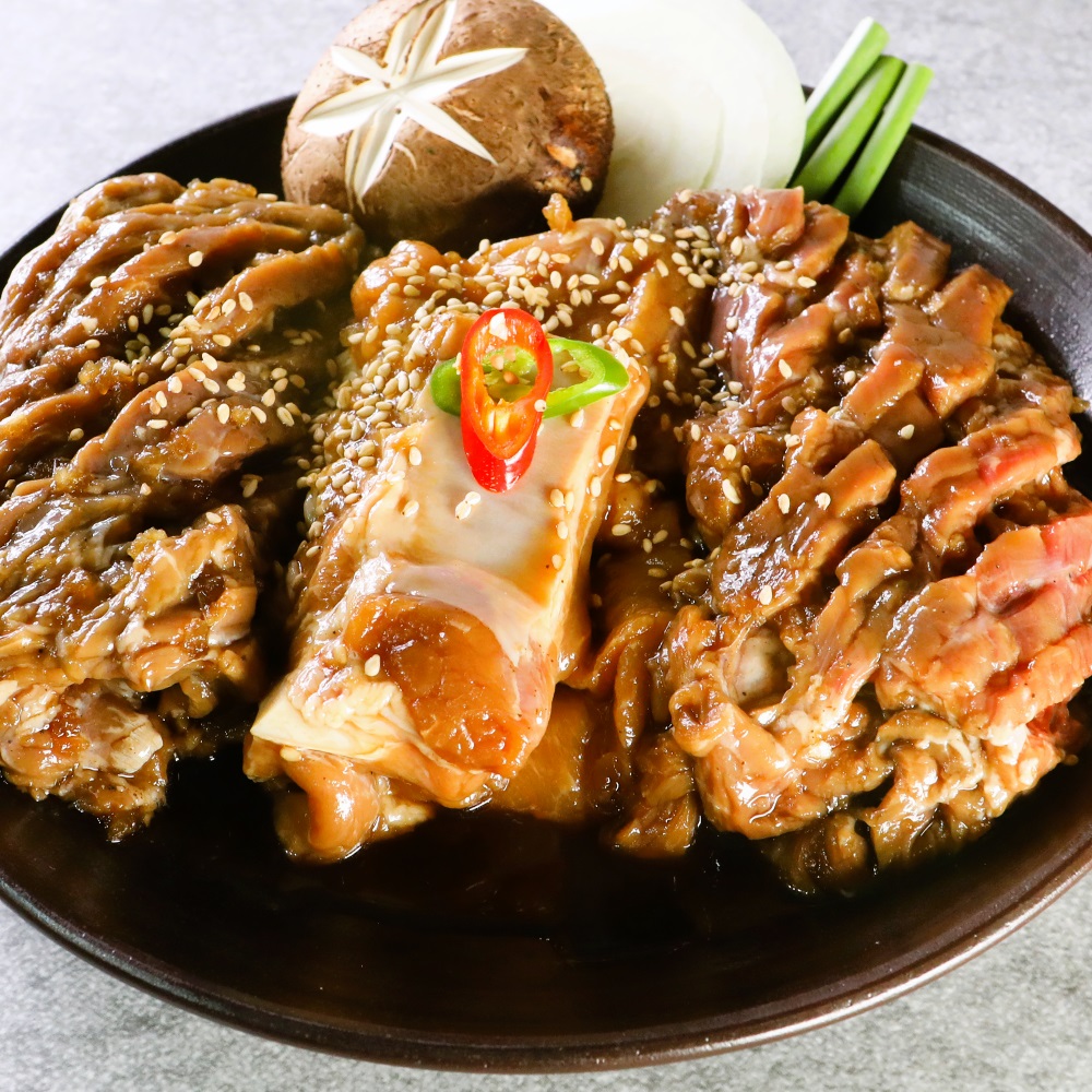 [복순네고깃간] 국내산 한돈 인삼 양념 돼지갈비 1kg
