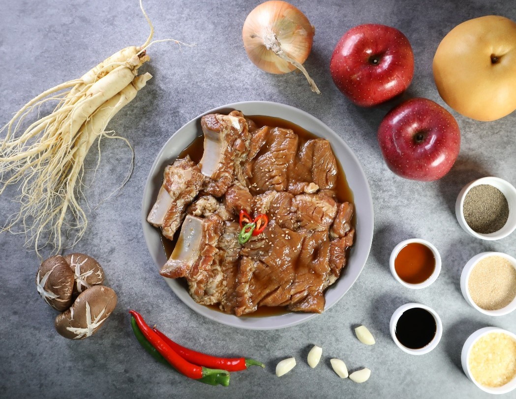 [복순네고깃간] 국내산 한돈 인삼 양념 돼지갈비 1kg 대표이미지 섬네일