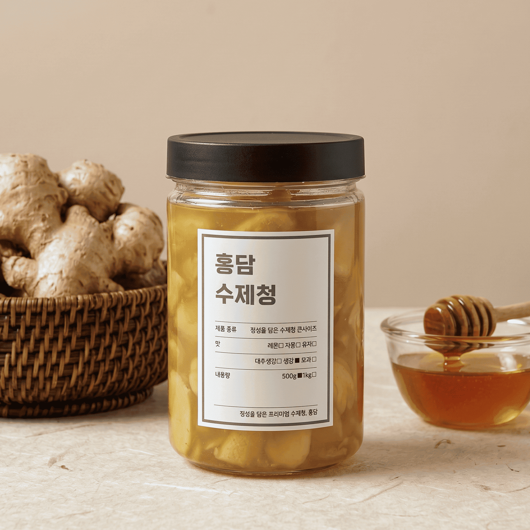 꿀 생강청 500g, 1kg