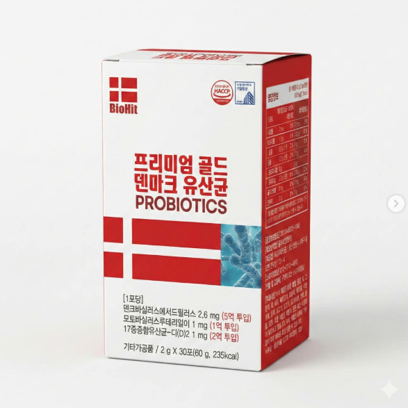 바이오히트 프리미엄 골드 덴마크 유산균 대표이미지 섬네일